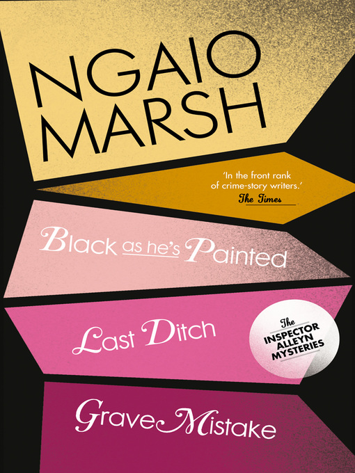 Title details for Inspector Alleyn 3-Book Collection 10 by Ngaio Marsh - Wait list